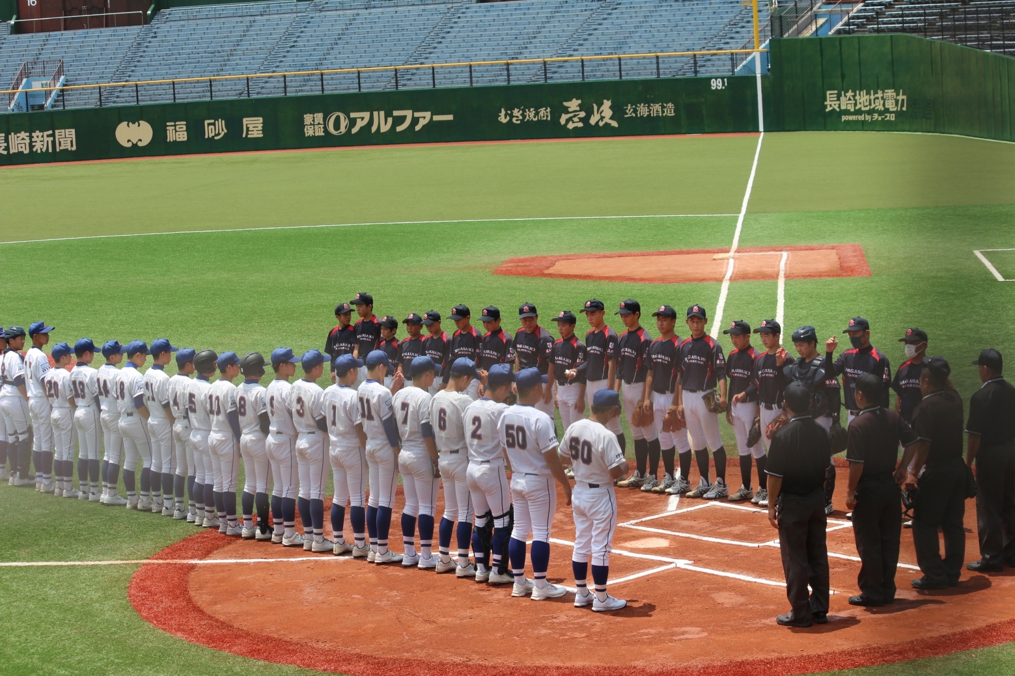 選手権大会一回戦vs伊万里ボーイズ